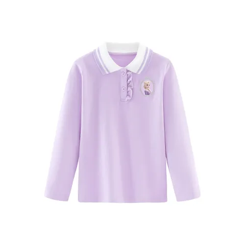 Disney Поло Фиолетовый для детей 3-7 лет