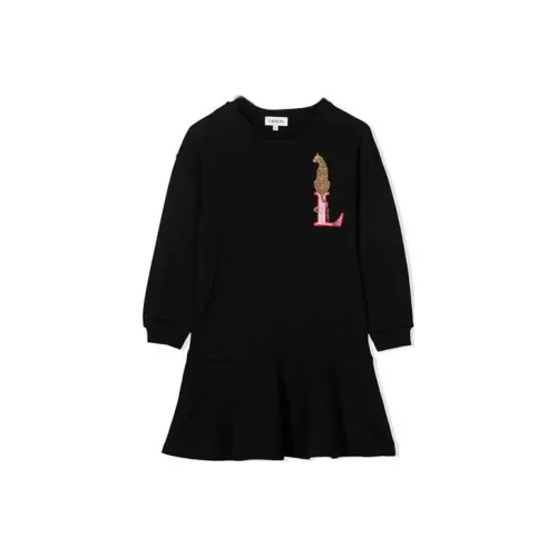 Lanvin Черные Платья для Детей