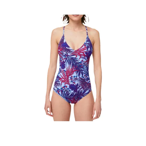 lululemon Weave The Waves Ван-Пис Купальник Женские Мини Тропический Гортензия