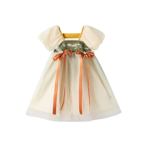 ASK Зеленое платье для школьного возраста