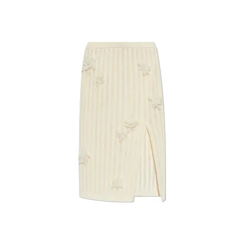 CASABLANCA Повседневный Длинный Юбка Женская Желтая