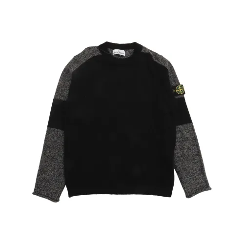 STONE ISLAND Черный Kids Свитеры