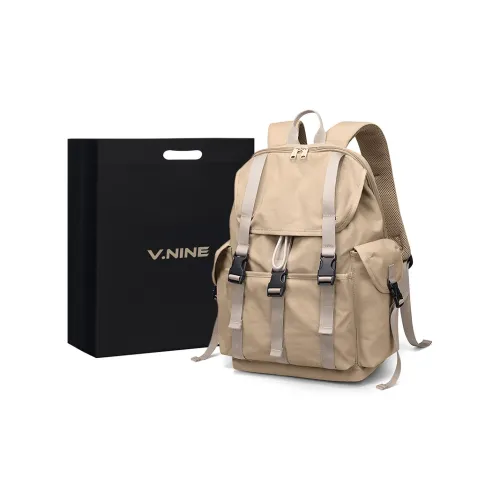 V.NINE Ткань Рюкзак Стандартный Унисекс Хаки Обсидиан Черный