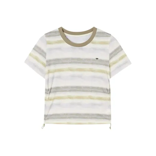 XIANGYING T Рубашка Женская Серая Зеленая