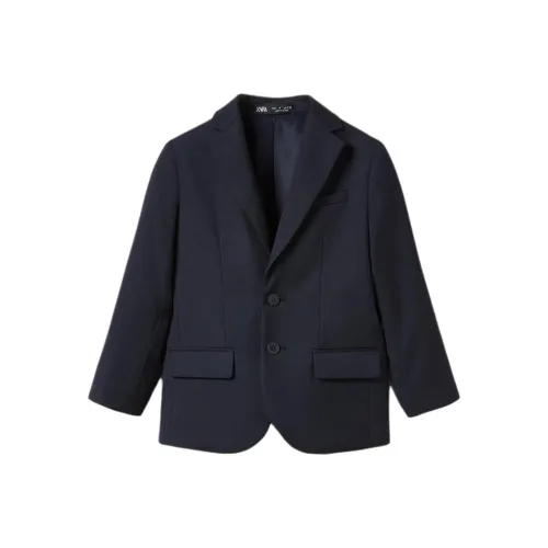 ZARA Бизнес-костюм Пальто Морской Синий Детский