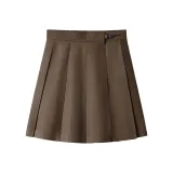 Восемь-Пачка Плиссированный Коричневый