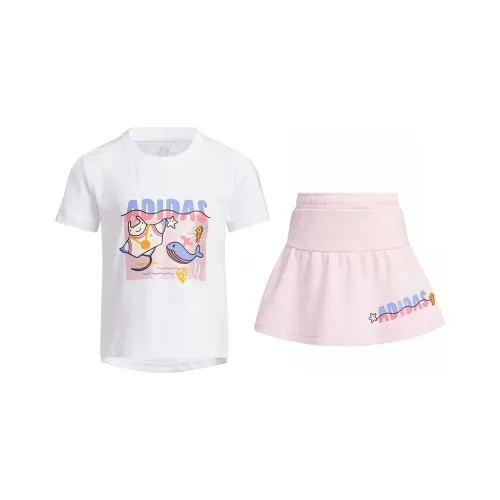 Adidas Kids Комплекты Белый+Розовый Детский