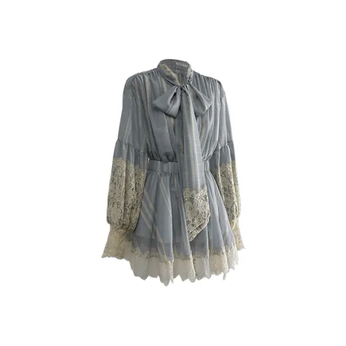 Icicofficial Комплект с юбкой Женские С оборками на подоле