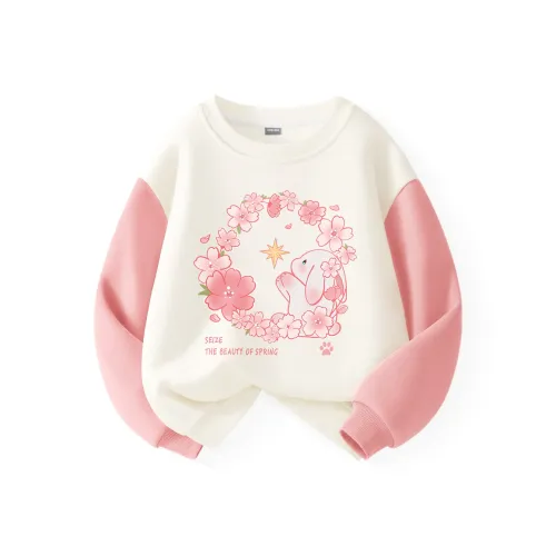 FAIRWHALE Свитшот Half moon Кролик Пудра Детский