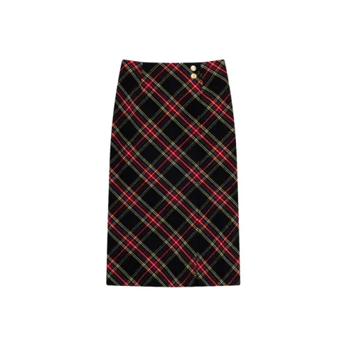 E.land Повседневный Длинный Юбка Женские