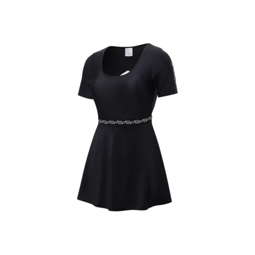 Speedo Платья и Юбки для плавания Унисекс Черный Белый