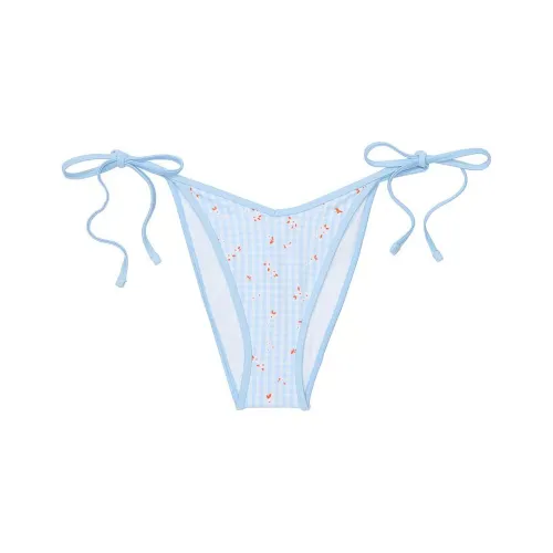 Victoria's Secret Розовые Плавательные Шорты Женские Синие