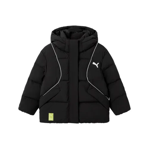 PUMA Пуховики и жилеты Черный Подростки