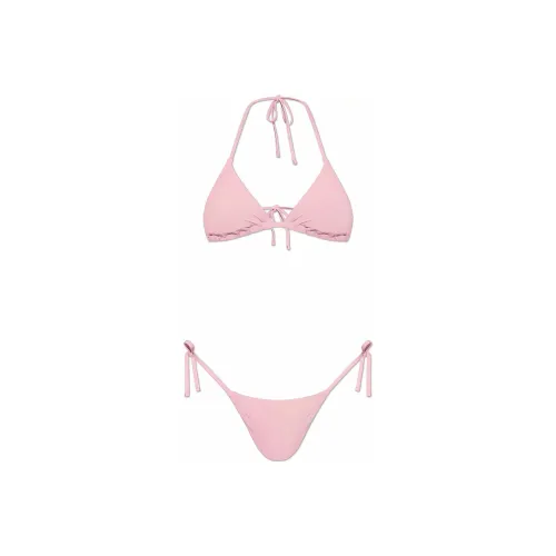 EMPORIO ARMANI Двухкомпонентный купальник женский розовый