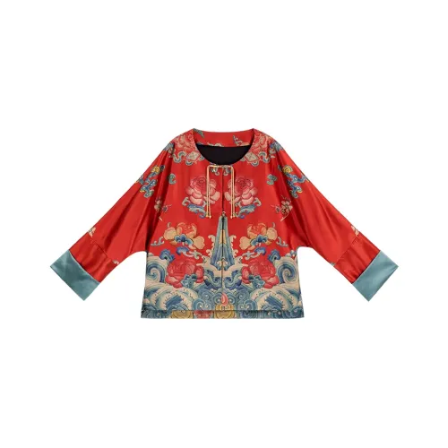 YICHENGFENGXU Ханьфу Женские Красный