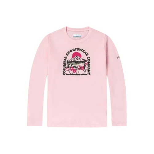 Columbia T-Shirt FW24 Розовый Подростки