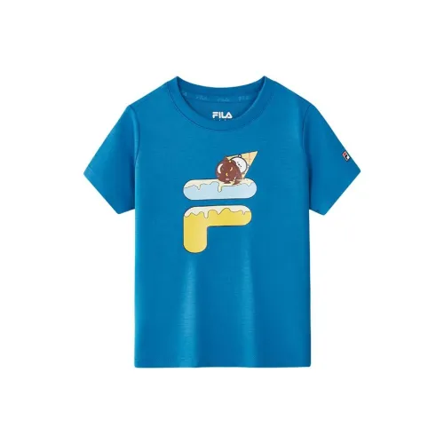 FILA KIDS T-рубашка Sea Розовый Синий Детская