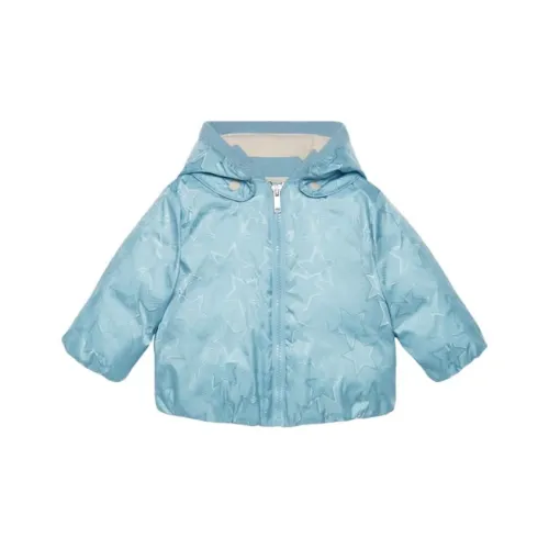 GUCCI Детское и малышское пальто детская одежда куртка из нейлона Multistar светло-синяя для малыша