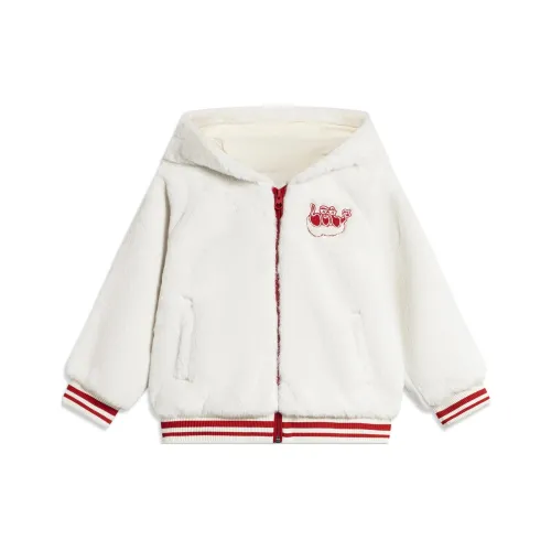 LINING YOUNG Бархат Feel Куртка Sports Life Collection Экрю Детский