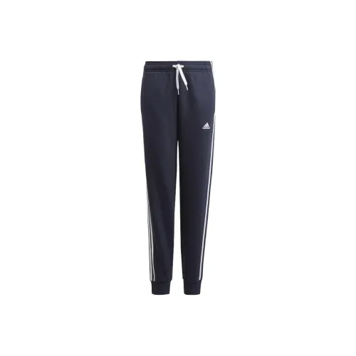 Adidas Морской синий Kids Вязаные Тренировочные брюки