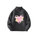 [Комбинированная нить Core-Spun Водолазка] Темный Фотиния Серый Радость Малыш