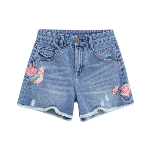 ONIARAI Джинсовые шорты Женские Джинсовый синий