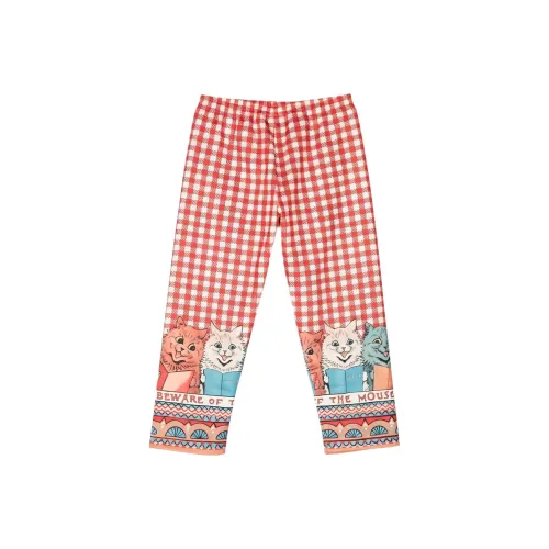 GUCCI Светло-красные Kids Вязаные Тренировочные Брюки