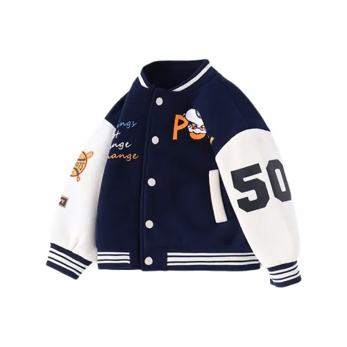 SNOOPY Бейсбольная куртка темно-синего цвета детская