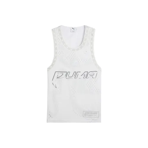 PUMA Hoops Баскетбольная Джерси Женская Белая