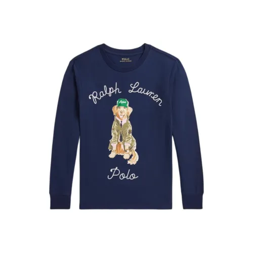 Polo Ralph Lauren T-рубашка FW24 Элегантная Темно-Синяя Детская