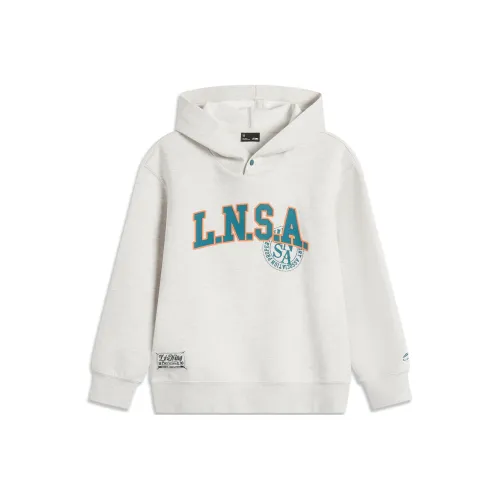 LINING YOUNG Толстовка Sports Life Collection Фотиния Серый Песочный Серый Подростки