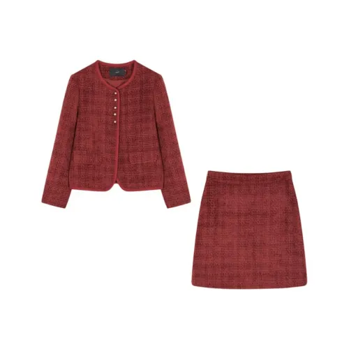 XWI Бургундский Женские Комплекты с юбкой