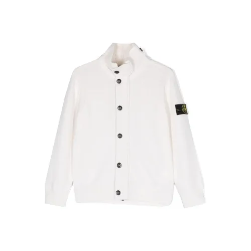STONE ISLAND Белый Kids Свитеры