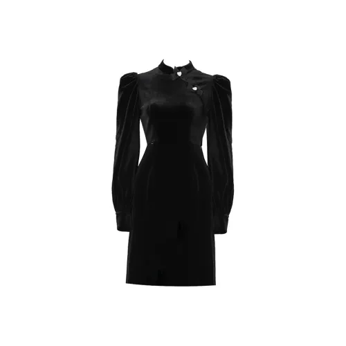 DPLAY Черный Женские Ципао