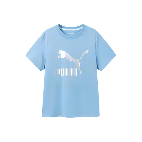 PUMA Sportstyle Series Футболка Ледяной Синий Подростки