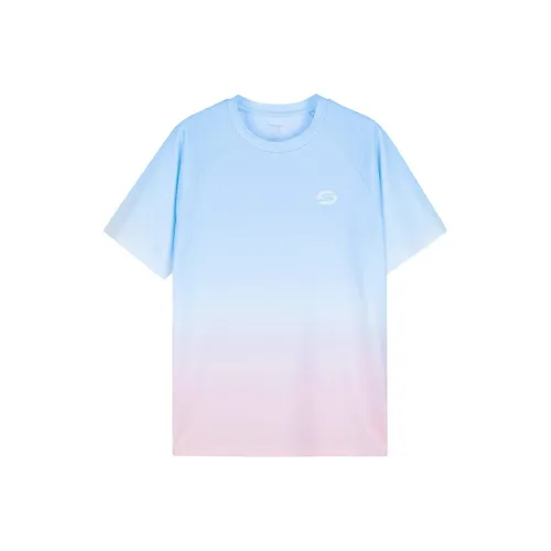 Skechers Kids T-Shirt Dream Blue Pink Gradient Teenagers