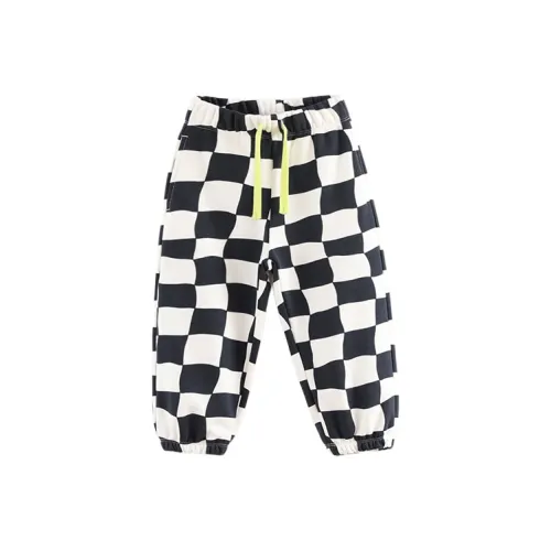 MARC&JANIE Черно-белая клетка Kids Спортивные брюки