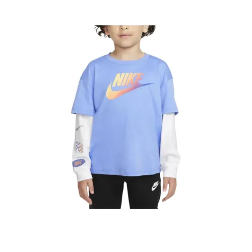 Nike T-рубашка Импуль Королевский синий для детей 3-7 лет
