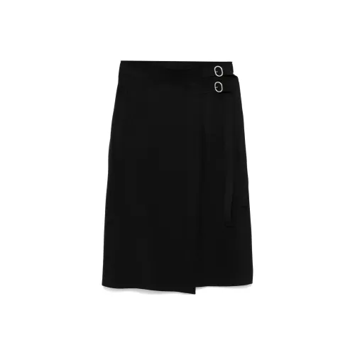 JIL SANDER FW24 Повседневная длинная юбка женская черная