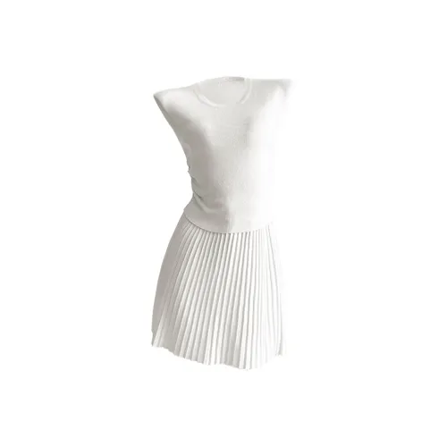 PAZZO Комплект с юбкой Женские Молочный Белый