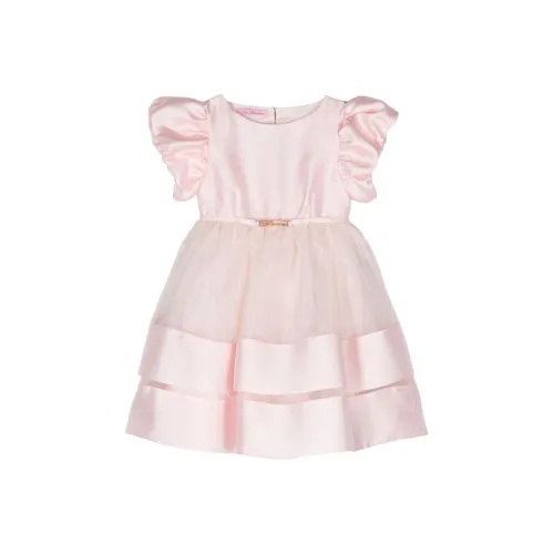 Blumarine SS24 Платье Детское Светло-Розовое
