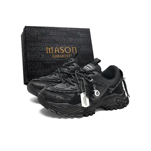 Masongarments Shark Tooth Series Толстая подошва Низкий топ Унисекс