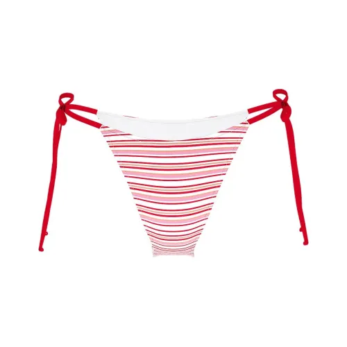 Victoria's Secret Плавательные шорты Женские Красные Полосы