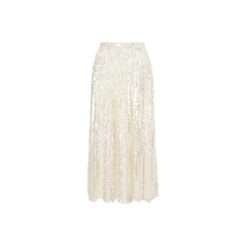 PHILOSOPHY DI LORENZO SERAFINI Повседневный Длинный Юбка Женская Белая