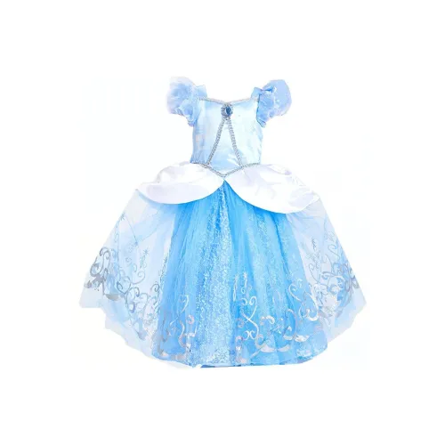 IKALI Детское платье синего цвета для подростков