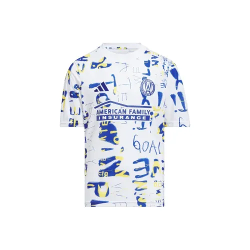 Adidas Atlanta United FC Т-рубашка FW24 MLSKick Детский Предматчевый Джерси Kids Смешанный Белый Подростки