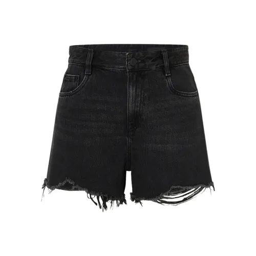 MOCO Джинсовые шорты Женские Деним Черный
