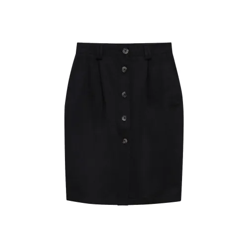 Anine Bing Повседневный Длинный Юбка Женская Черная