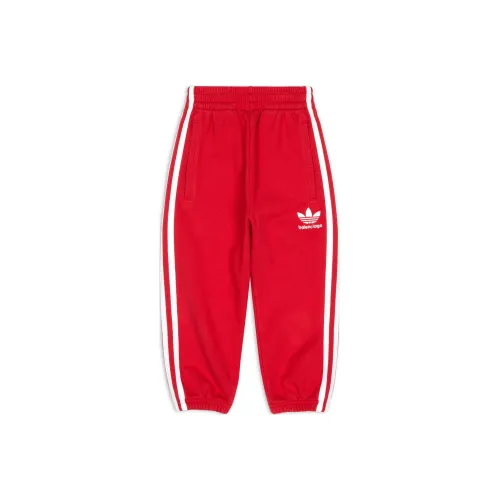 Детские Balenciaga x Adidas Вязаные Спортивные Штаны Balenciaga x Adidas FW22 Стандартный Красный