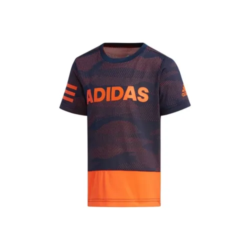 Adidas T-рубашка оранжевая для детей 3-7 лет